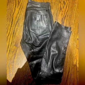 Rag & Bone leather skinny pants